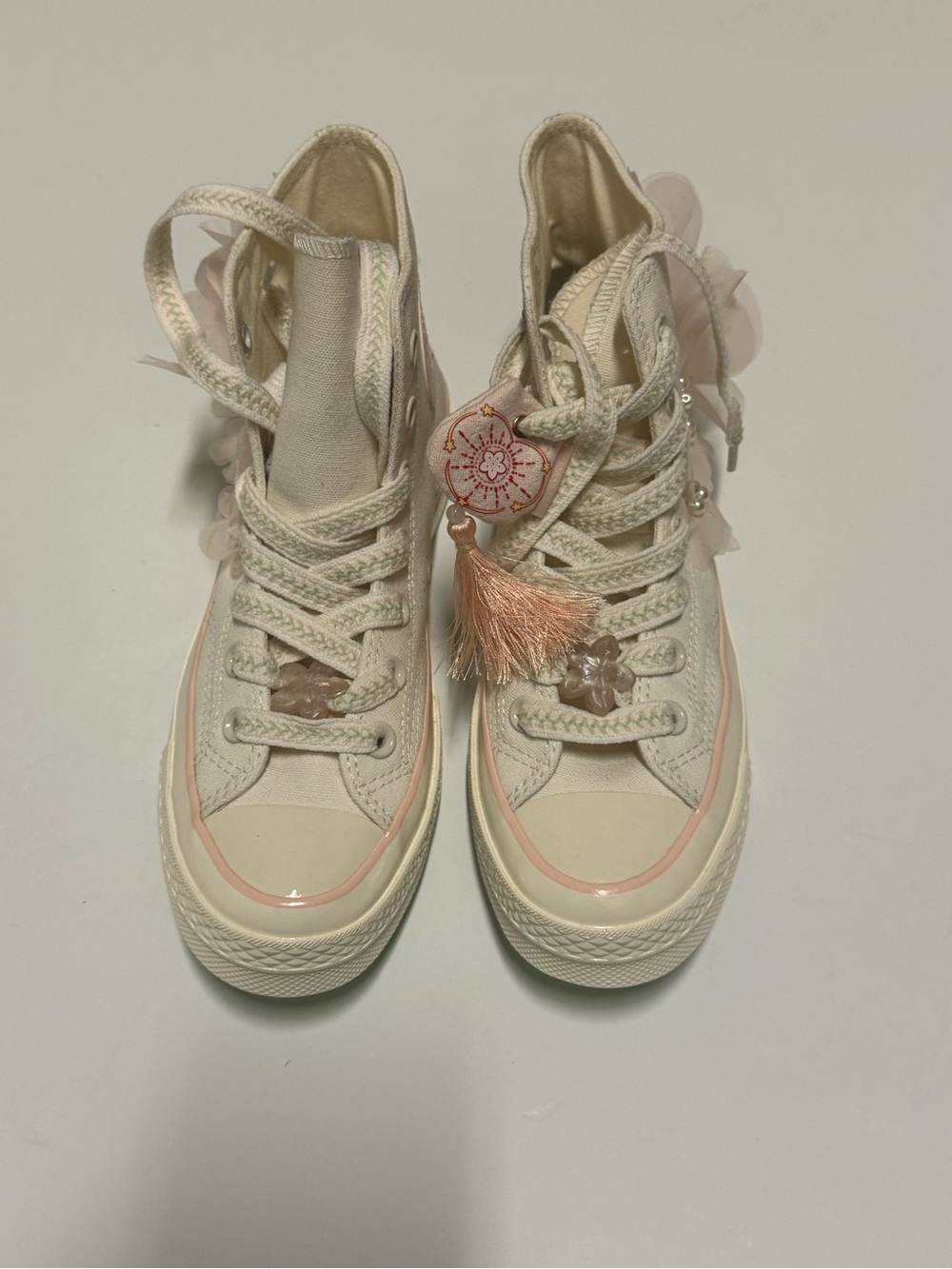 Converse Chuck 70 All Star Peach Blossom Vintage White - A13851C Unisex Size 5 - Picture 2 of 7